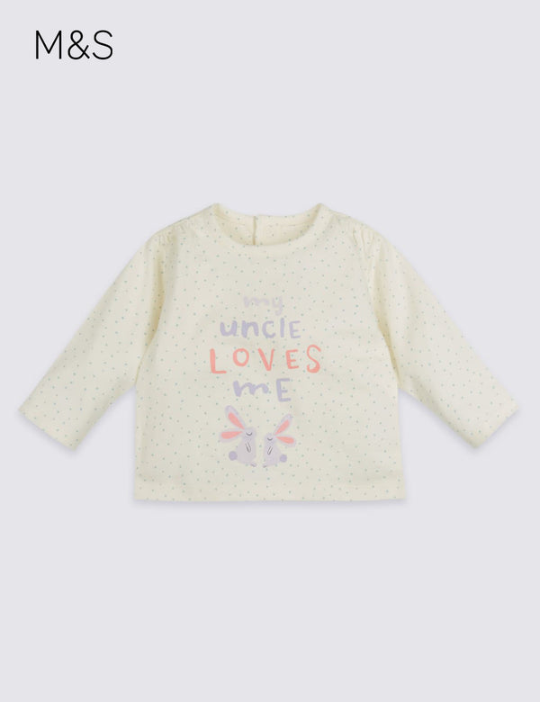 M&S My Uncle Loves Me Pure Top